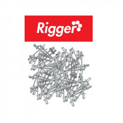 RIGGER Pop Rivet Size: 4.8mm X 21mm -100 Per Packet