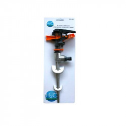 H20 Garden Sprinkler Impulse Durable Plastic Head On Spike Adjustable