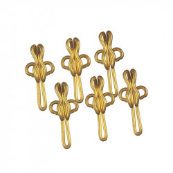 EEZY Curtain Hooks Brass R7 50 Per Pack