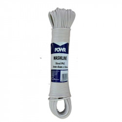 POWR Wash Line Steel Pvc Coat 30m