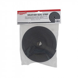 RIGGER Weather Seal 3mm X 12mm X 5m Black Foam