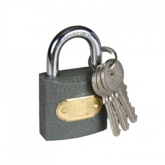 TRICIRCLE Lock Padlock Iron 50mm 365 TRICIRCLE Lock Padlock Iron 50mm 365