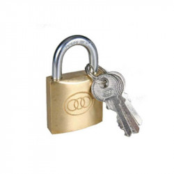 TRICIRCLE Lock Padlock Brass 25mm 262