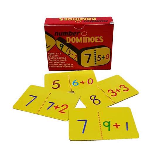Toys Educational Dominoes Giant Numbers Jk0065-pa