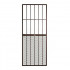 Security Gate Powder Coated Brown Neder 813x2032