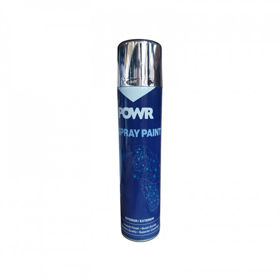 POWR Spray Paint Metal 300ml - Mirror Chrome POWR Spray Paint Metal 300ml - Mirror Chrome