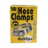 Universal Clips Hose Clamp G24 Size 25mm* 51mm Stainless Steel Screw Box Of 10
