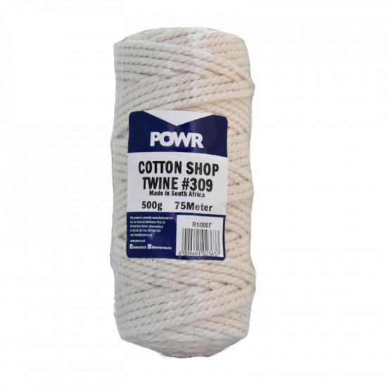 POWR Cotton Twine Shop (309rl)500gr POWR Cotton Twine Shop (309rl)500gr