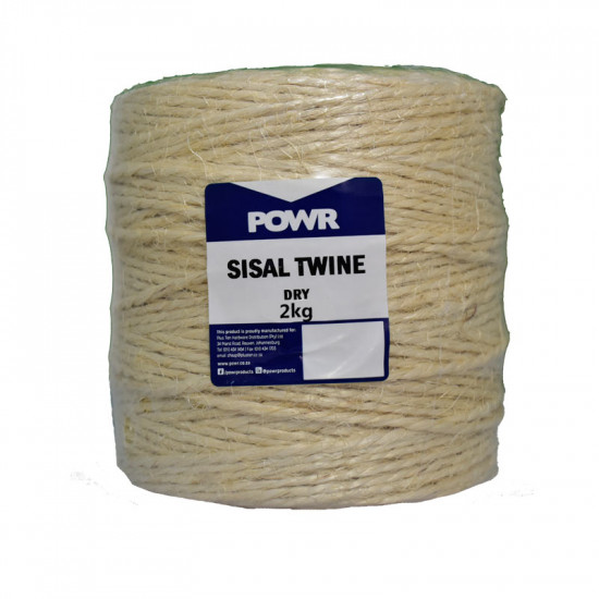 POWR Sisal Twine Single Ply 2kg POWR Sisal Twine Single Ply 2kg