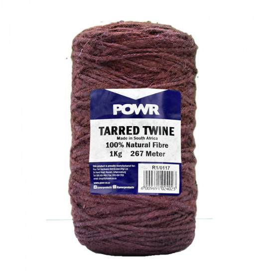 POWR Sisal Twine Tarred 1kg POWR Sisal Twine Tarred 1kg