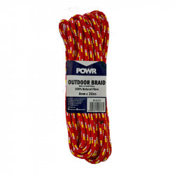 POWR Rope Outdoor Braided Hank 8mm X 30m