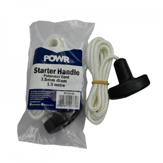 POWR Starter Cord With Handle 3.5mm X 1.5m POWR Starter Cord With Handle 3.5mm X 1.5m