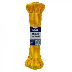 POWR Washline Yellow Translucent 3mm X 15m