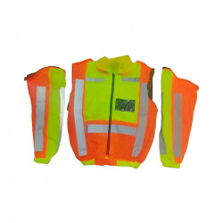 Jacket Metro Reflective Detach Sleeve Orge/lime Xl Vo30