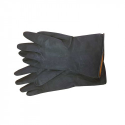 Pioneer Safety Latex Black Rubber Builders Glove
