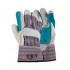 Pioneer Safety Candy Stripped Green Chrome Leather Glove