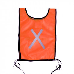 Pioneer Safety Bib Reflective Fluorescent Orange