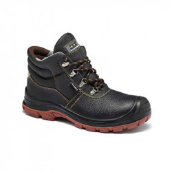 DOT Granite Safety Boot Oil And Acid Steel Toe Black Sabs - Uk 3