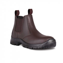 DOT Chelsea Safety Boot Brown - Uk 8