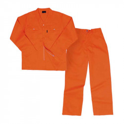 Continental Suite 2 Pce Poly Cotton Orange #52
