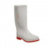 WAYNE Gumboot Duralight Knee Lenght White And Red Size 10 F1030