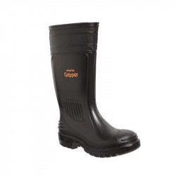 WAYNE Gumboot Gripper Knee Lenght Black Stc Size 11 F1210