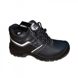 DOT Radebe Safety Boot Black Oil/acid St/cap Size 12
