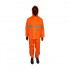 Pioneer Safety Rubberized High-visual Reflective Tape Orange Rain Suit 2pce - Xl