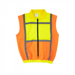Pioneer Safety Jacket Reflective Sleeveless 2 Tone - M