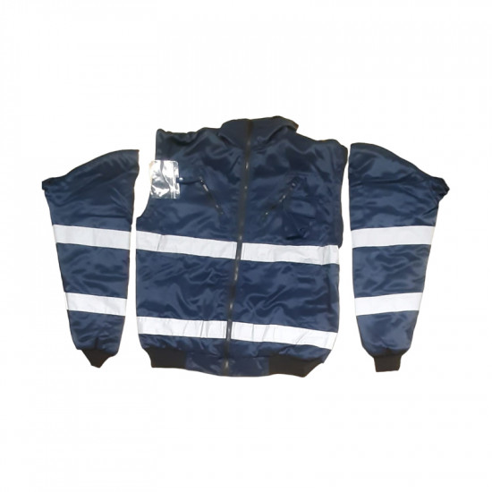 Pioneer Safety Bunny Jacket Detachable Sleeves Navy - Xl Pioneer Safety Bunny Jacket Detachable Sleeves Navy - Xl