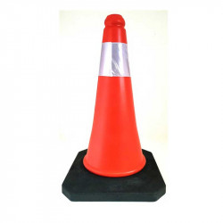 Pioneer Safety Traffic Cone Black Base 500mm Tc500e