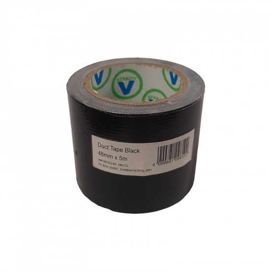AVAST Duct Tape 48mm X 5m - Black AVAST Duct Tape 48mm X 5m - Black