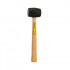 STANLEY Hammer Mallet Rubber 610gr Wood Hndl Stht57528-8