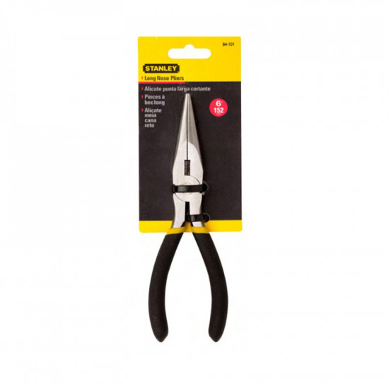 STANLEY Long Nose Plier 150mm Softgrip Stht84101-8 STANLEY Long Nose Plier 150mm Softgrip Stht84101-8