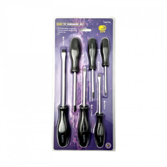 Ironman Screwdriver Set Ironman Mechanics Plastic Handle Black Tip Ironman Screwdriver Set Ironman Mechanics Plastic Handle Black Tip