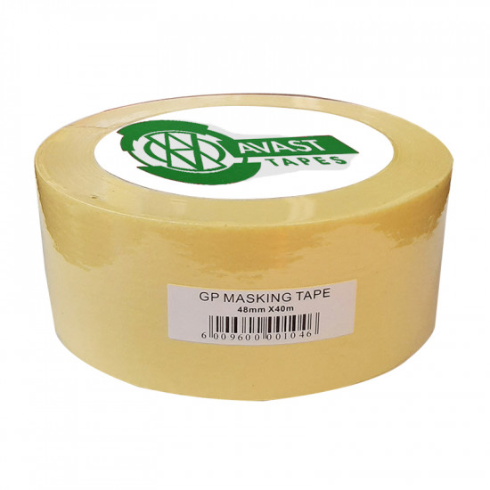 AVAST Masking Tape General Purpose 48mmx40m AVAST Masking Tape General Purpose 48mmx40m