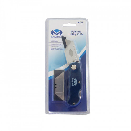 MARATHON Utility Folding Knife + 10 Blades MARATHON Utility Folding Knife + 10 Blades