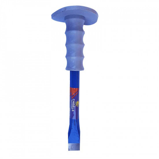 Cold Chisel Flat Come Width Plastic Grip 200mm X 16mm Cold Chisel Flat Come Width Plastic Grip 200mm X 16mm
