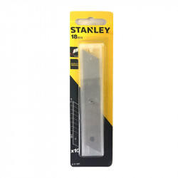 STANLEY Snapoff Knife Blades 10's 18.0mm Diy 0-11-301