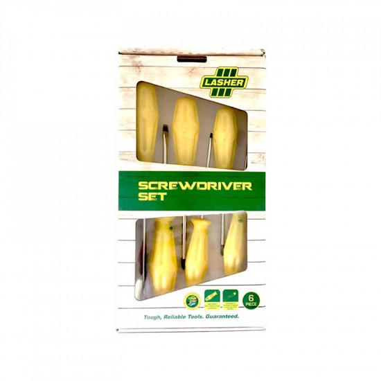 LASHER Screwdriver Set 6 Pce Fg06164 LASHER Screwdriver Set 6 Pce Fg06164