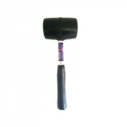 RIGGER Hammer Mallet Rubber Steel Shaft 700g Black