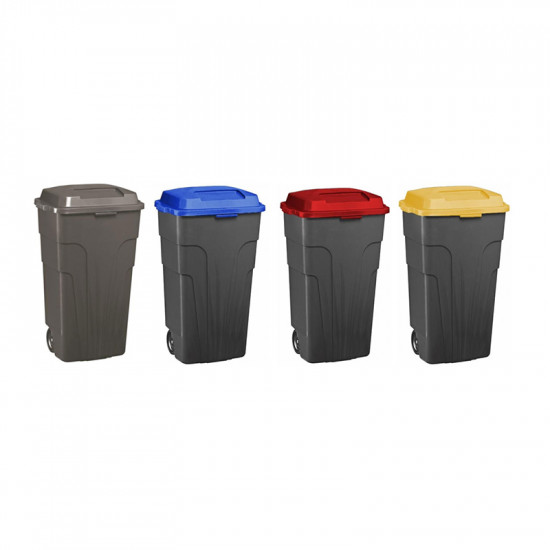 Big Jim Refuse Bin On Wheels 140lt - Red