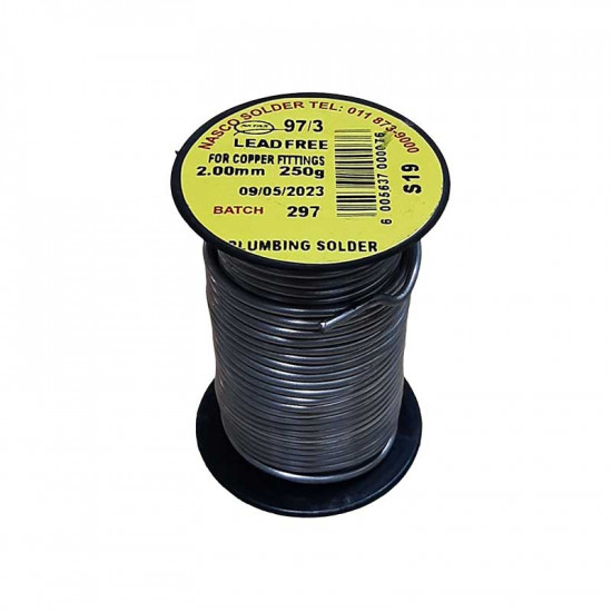 AFRISOL Solder Solid Core Reel 97/3 250g