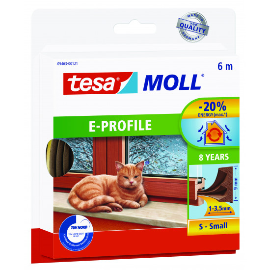 TESA Moll E-profile 6mx9mm Brown TESA Moll E-profile 6mx9mm Brown