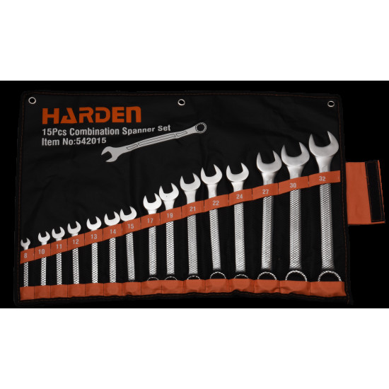 15pce Combination Spanner Set 8-32mm