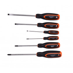 6pc Screwdriver Set Soft H&le