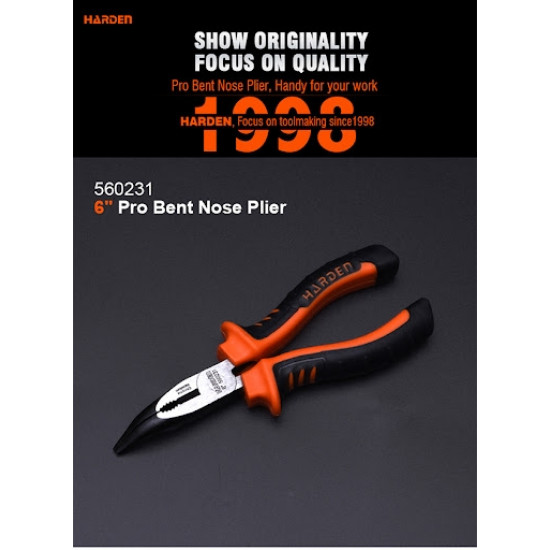 6 Inch (162mm) Pro Bent Nose Plier 6 Inch (162mm) Pro Bent Nose Plier