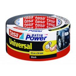 TESA Extra Power Universal 25mx50mm Black (ip 6)