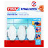 TESA Powerstrips Hooks Small Oval 3 Hooks/ 4 Strips White (ip 6)