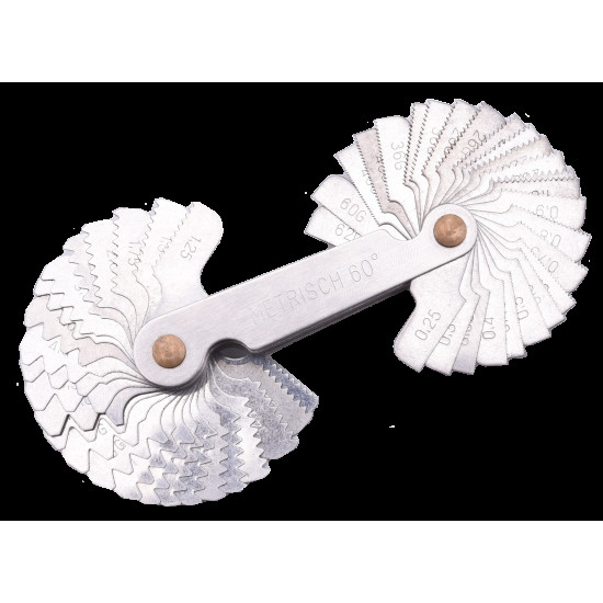 52pcs Thread Pitch Gauge (metric & Imperial) 52pcs Thread Pitch Gauge (metric & Imperial)